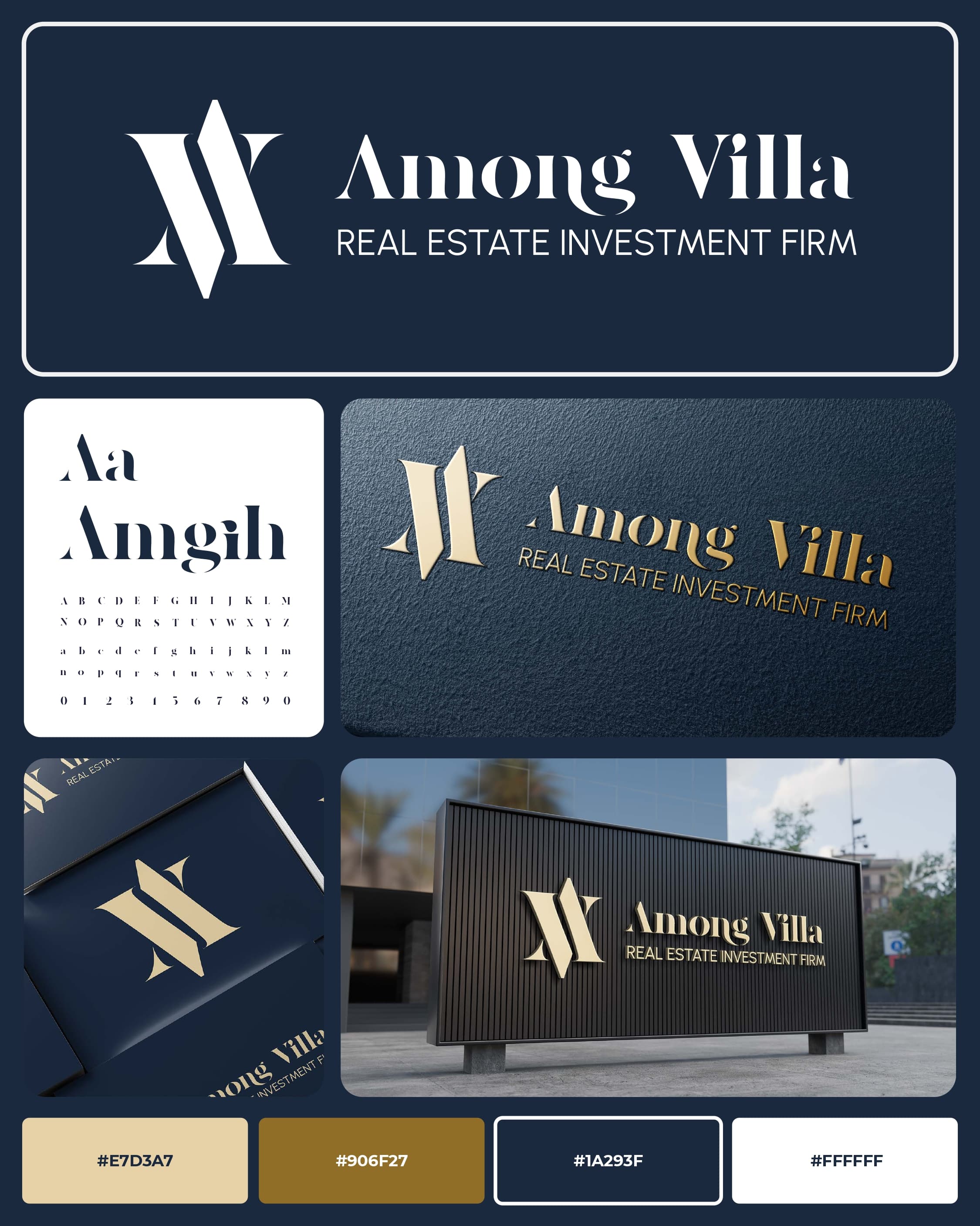 branding board of this project