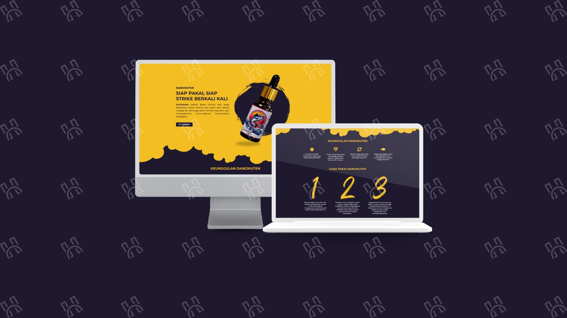 Project image of Landing Page Daikokuten