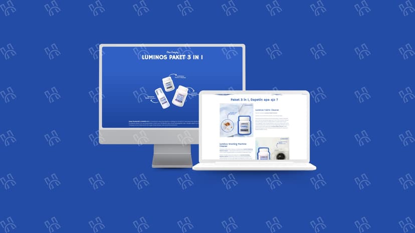 Project image of Landing Page Luminos