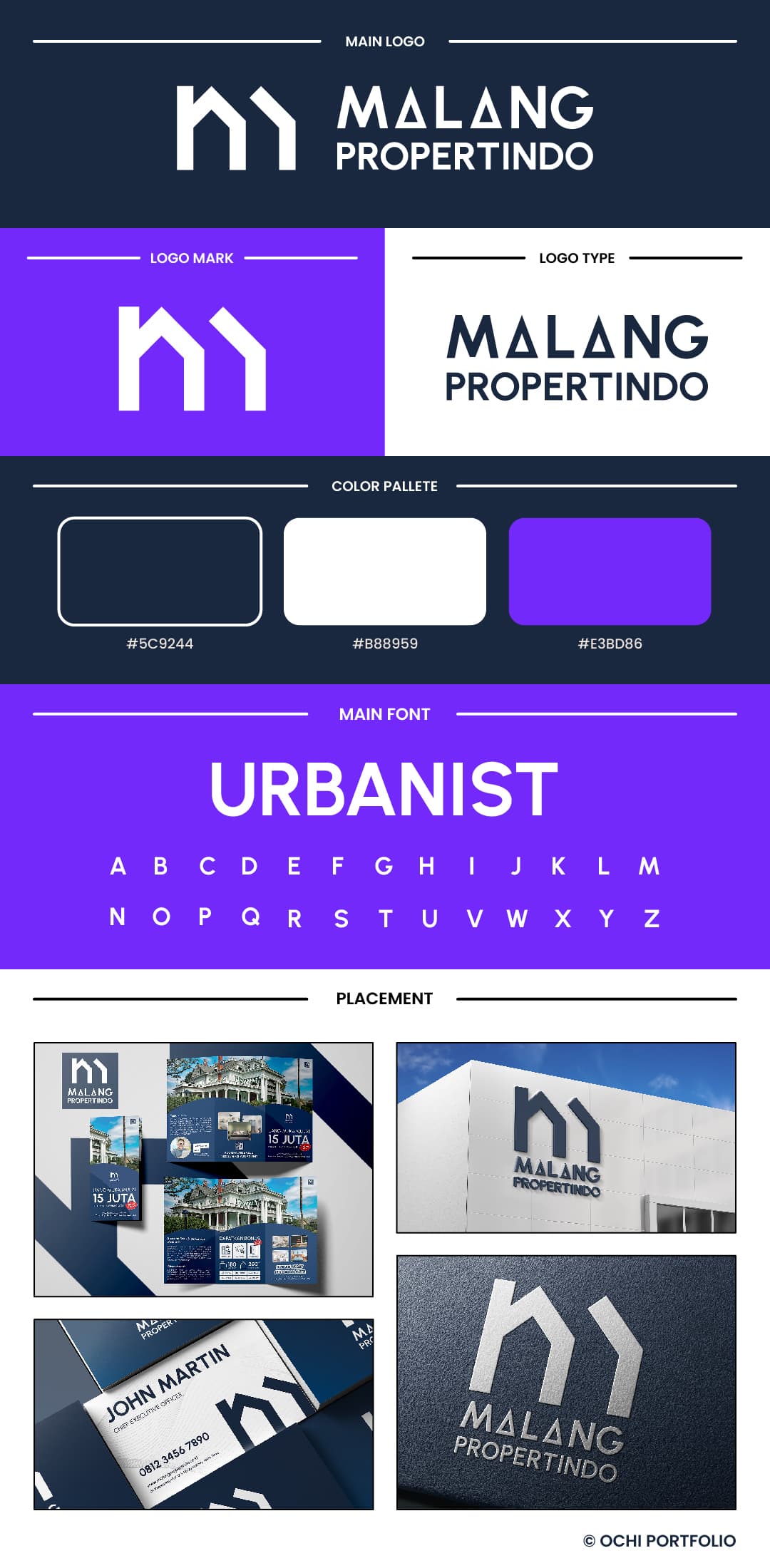 branding board of this project