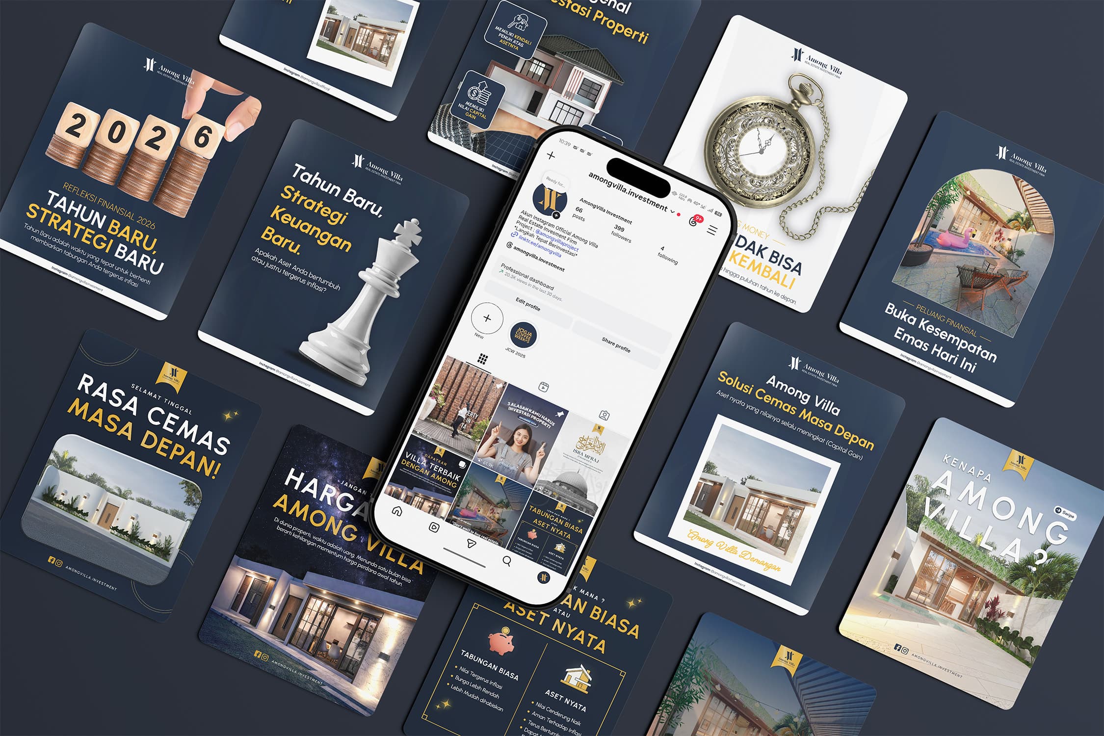 Project image of Social Media - Among Villa