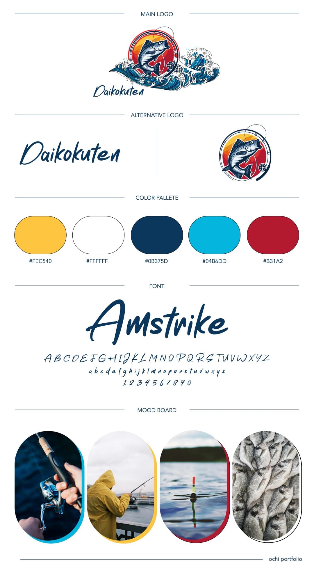 branding board of this project