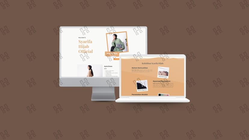 Project image of Landing Page Syarifa Hijab